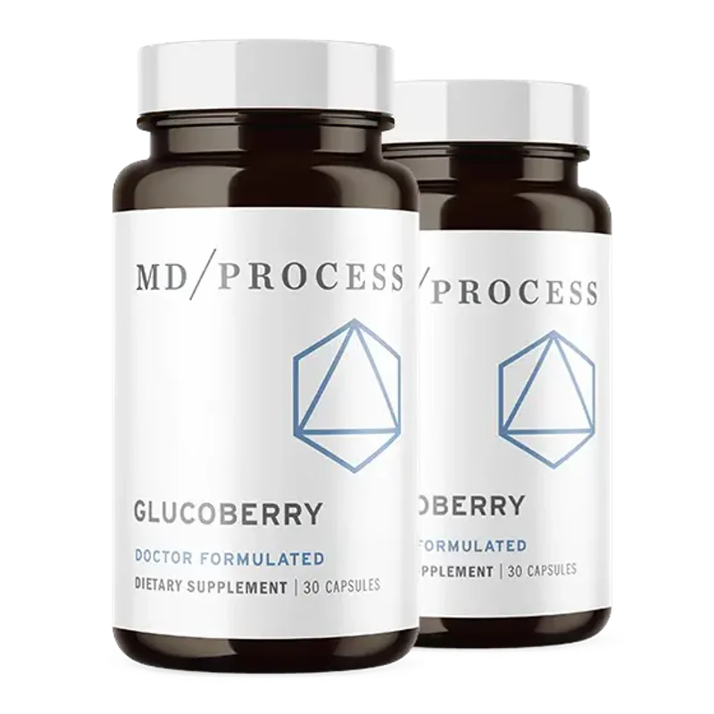 GlucoBerry Natural Blood Sugar Formula — 2 Bottle / 60 Day Pack